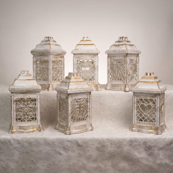 Set candelă LA 207 alb