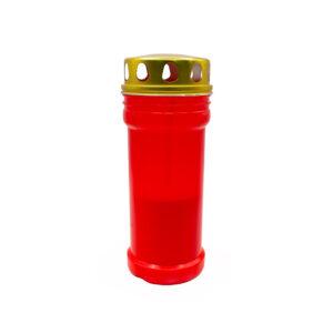 Candelă de plastic LA BG - Rosu