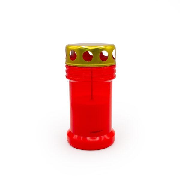 Candelă de plastic LA BV - Roșu