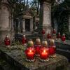 Candelă de sticlă LA 351 cimitir