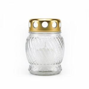 Candelă de sticlă LA 72 - Transparent