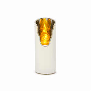 Candelă LED DEKOR SILVER