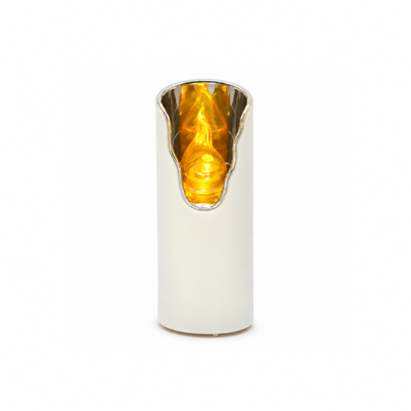 Candelă LED DEKOR SILVER