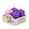 Set Lumanari Advent Multicolor V2 Lumânare ADVENT