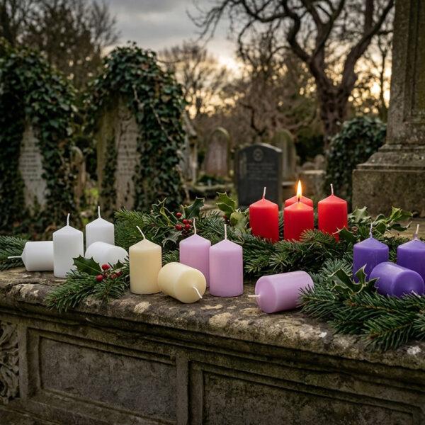 Set Lumanari Advent toate cimitir v2 Lumânare ADVENT